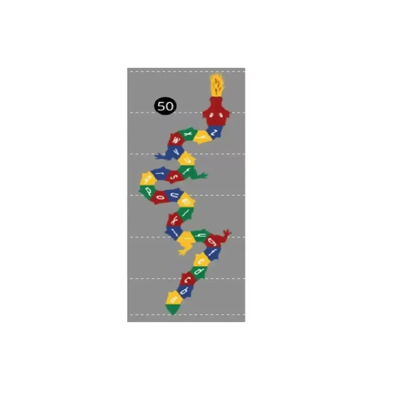 Decomark™ Spielplatzmarkierung DecoMark Lern- und Aktivitätsspiele, Buchstaben