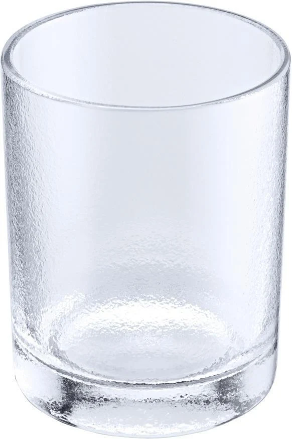 HANSGROHE Zahnputzbecher ATOLL klar Glas einzeln – ohne Halter, zur Wandmontage