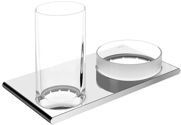 KEUCO Doppelhalter EDITION 400 Gl u Ablage