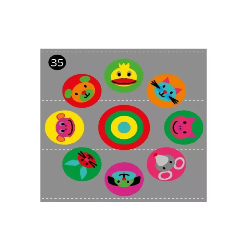 Decomark™ Spielplatzmarkierung, Tierkreis, 2930x2930 mm