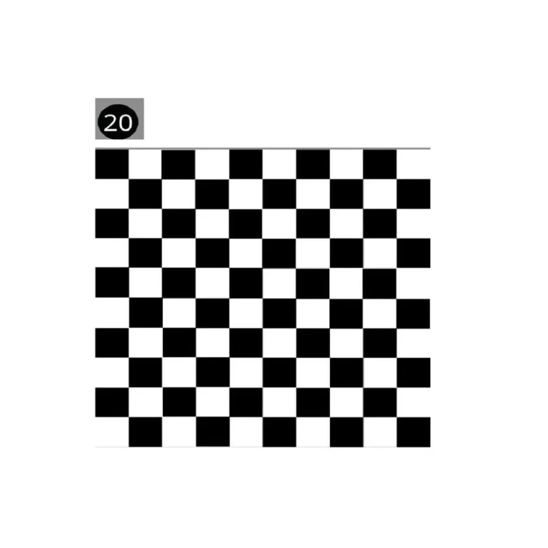 Decomark™ Spielplatzmarkierung, Schachbrettmuster 10x10, 3000X3000 mm