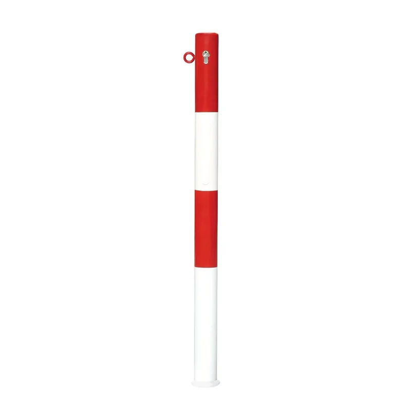 Sperrpfosten Parat A, 70 x 70 x 1330 mm, aus Stahl, herausnehmbar mit Zylinderschloss