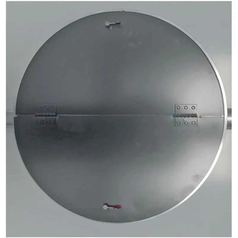 Klappschild Ronde Ø 600 mm horizontal klappbar RA2