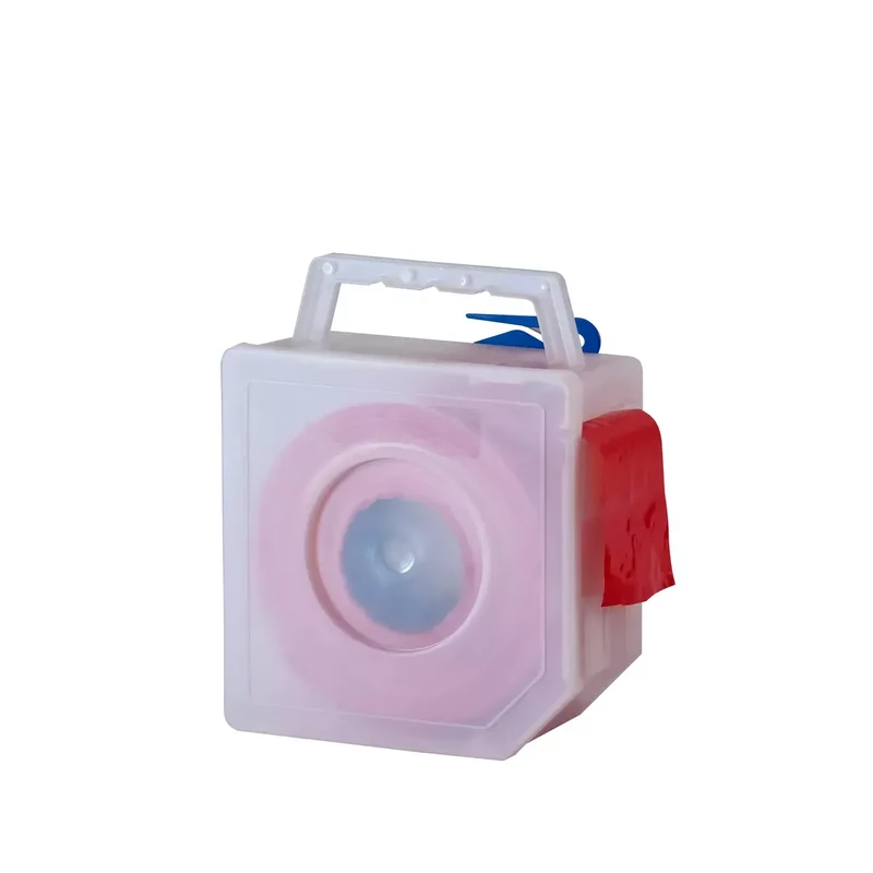 Warnbandspender transparent mit Messer