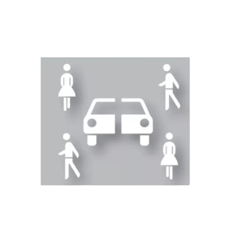 PREMARK™ Fahrbahnmarkierung, -Carsharingfahrzeuge- 1000x1000, weiß – VPE 1 Stück