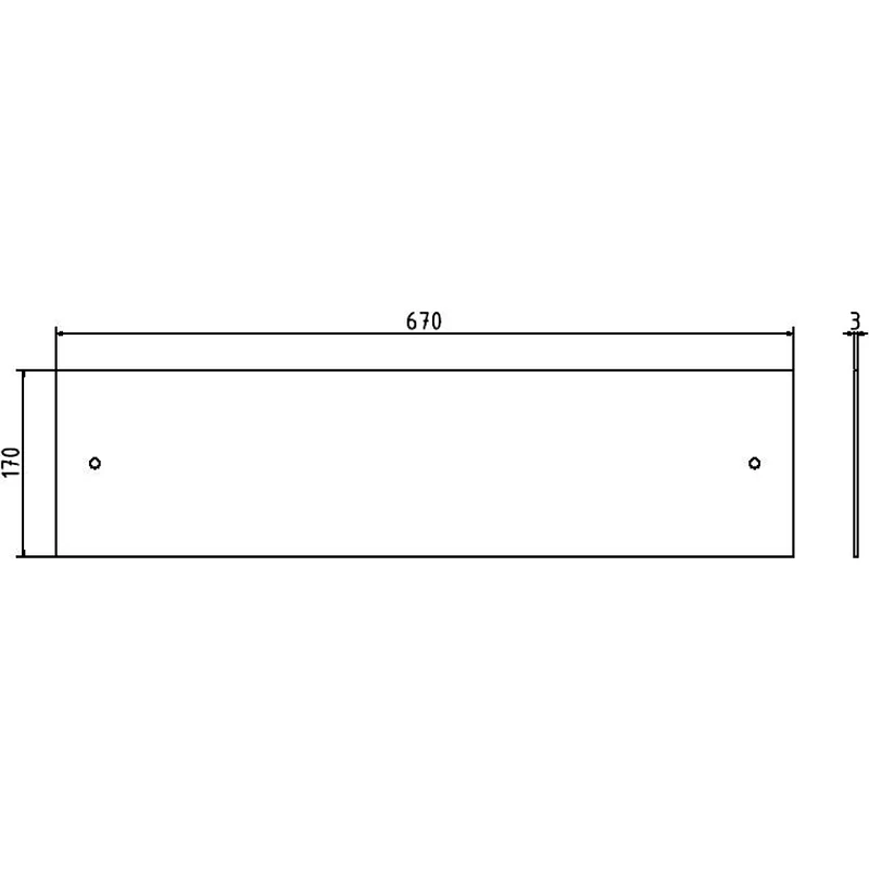 Warntafel für Betonleitwände und Betonsperre, RA1