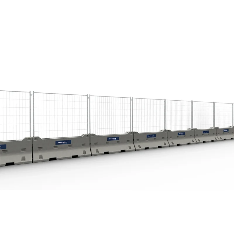 Sicherheits-Betonsperre ProSafe, mit Mobilzaun