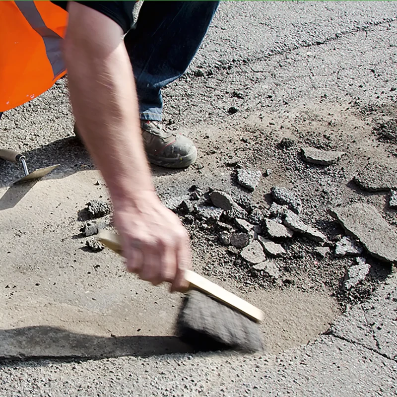 Restore Bodenreparatur-System für Beton, Asphalt, Estrich, Dreikomponenten-Gemisch (12 kg Quarzsand (Füllstoff), 5 kg Bindemittel und 0,2 kg Härter)