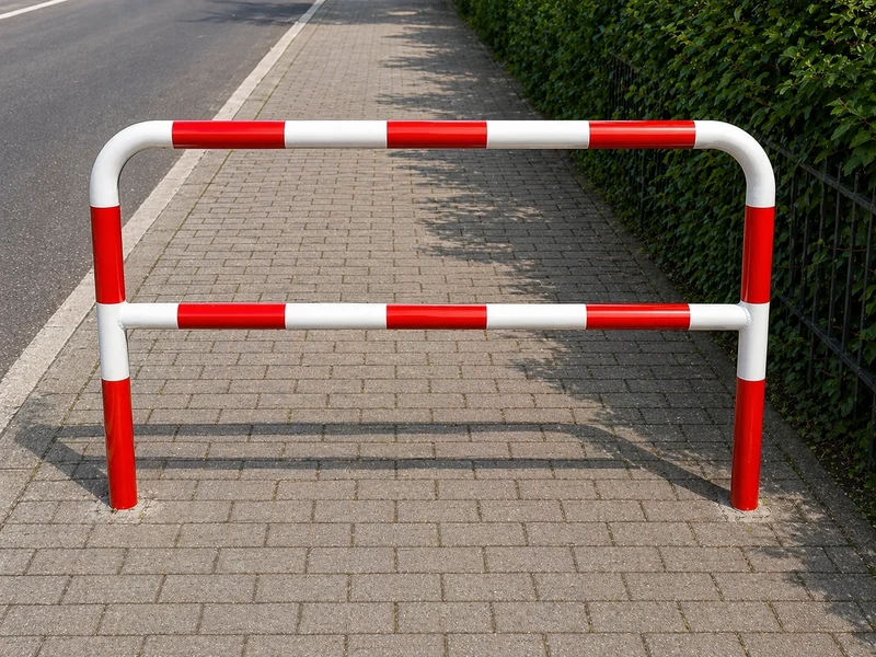 Rohrbügel aus Stahlrohr Ø 60x2,5 mm zum Einbetonieren mit Querholm