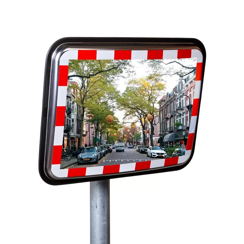 Verkehrsspiegel aus Edelstahl