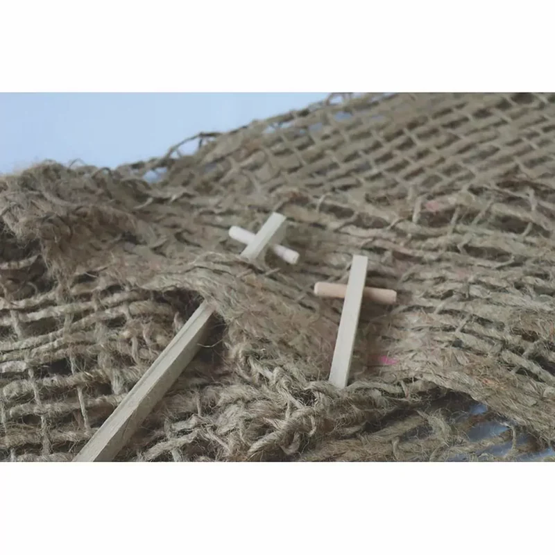 Erdanker Greentex 50 Stk. - 100% Pflanzliches Material für die sichere Fixierung von Geotextil
