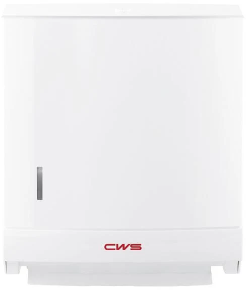 CWS Paradise Paper Slim Faltpapierhandtuchspender mit Schloss, weiß