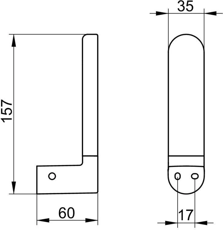 KEUCO Elegance Ersatzrollenhalter verchromt – für Rollenbreite 100/120 mm, Wandmontage