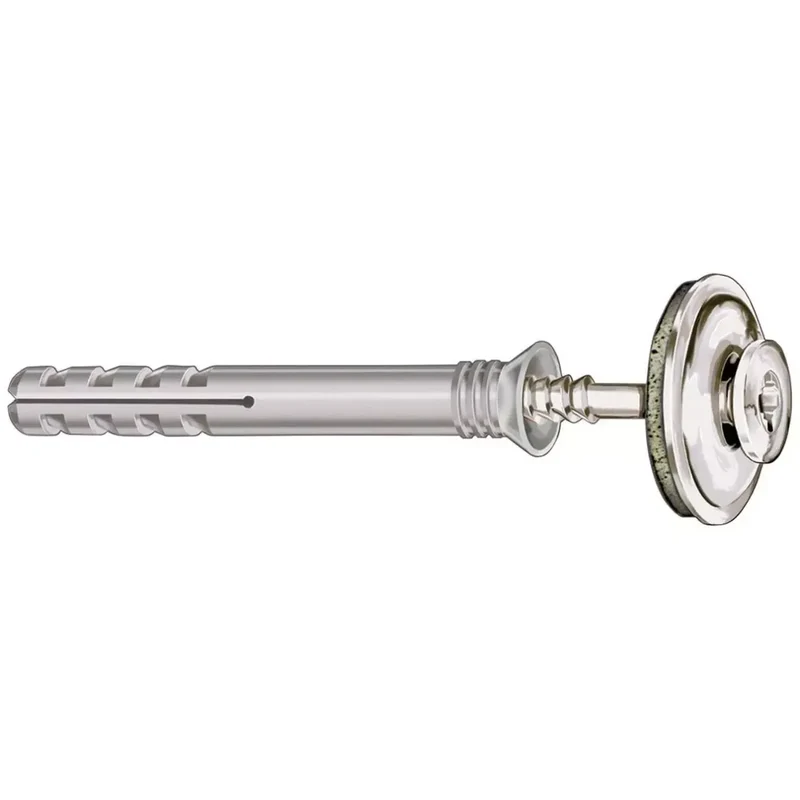 Allfa Nageldübel mit Dichtscheibe, Edelstahl A2, 6x40 mm