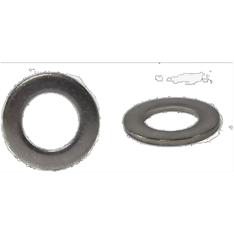 Unterlegscheibe DIN 125, M6, Form A, ohne Fase, Edelstahl A2 - 6,4x12x1,6 mm – VPE 100