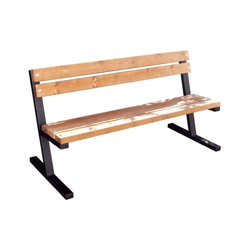 Bank Boston 192 cm, braun, Gestell grau RAL 9006