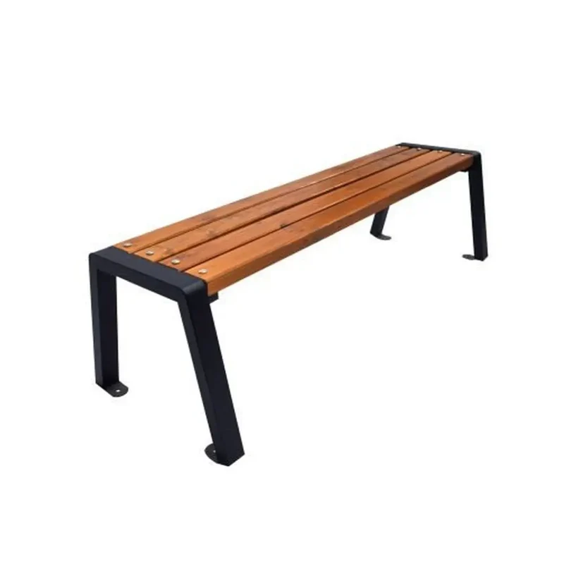 Bank Moderno 113 cm, pinie, Gestell grau RAL 9006