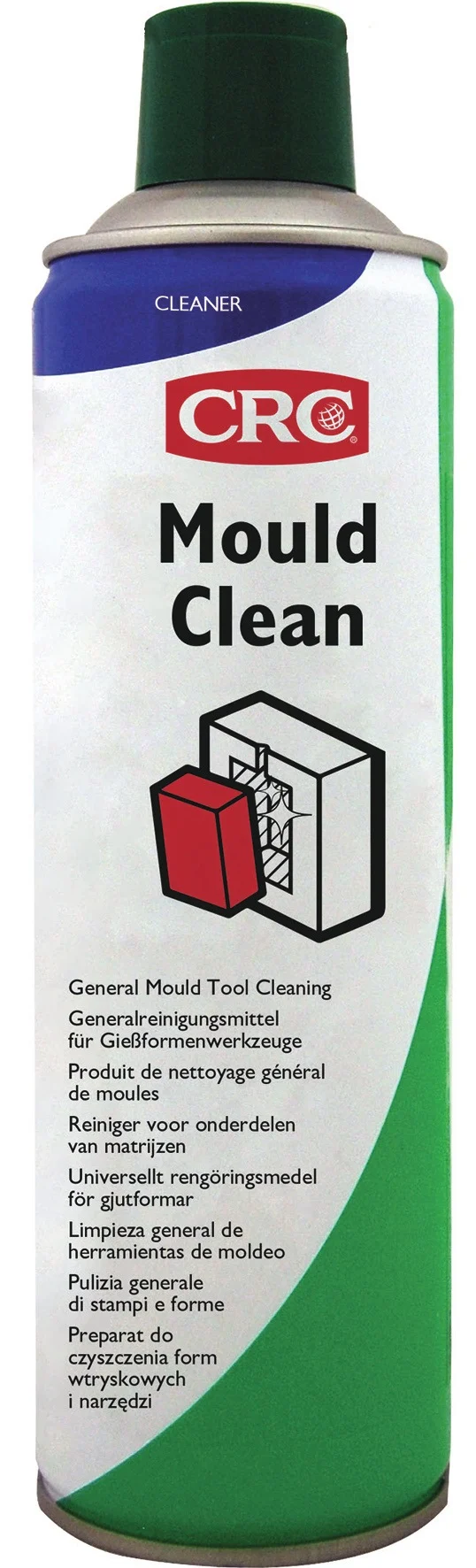 CRC Formenreiniger MOULD CLEAN 500 ml Spraydose – Hochwirksamer Lösemittelreiniger für Spritzgussformen