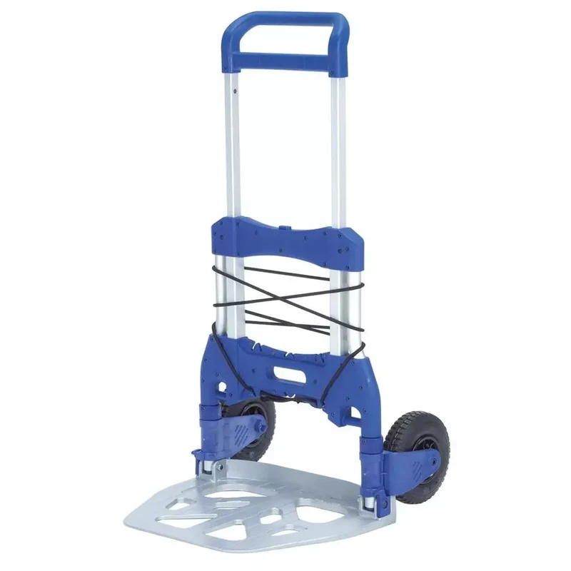 Faltkarre, Schaufel-BxT 595x450 mm, Abm. zusammengeklappt BxTxH 660x135x855 mm, Traglast 250 kg, Luftbereifung