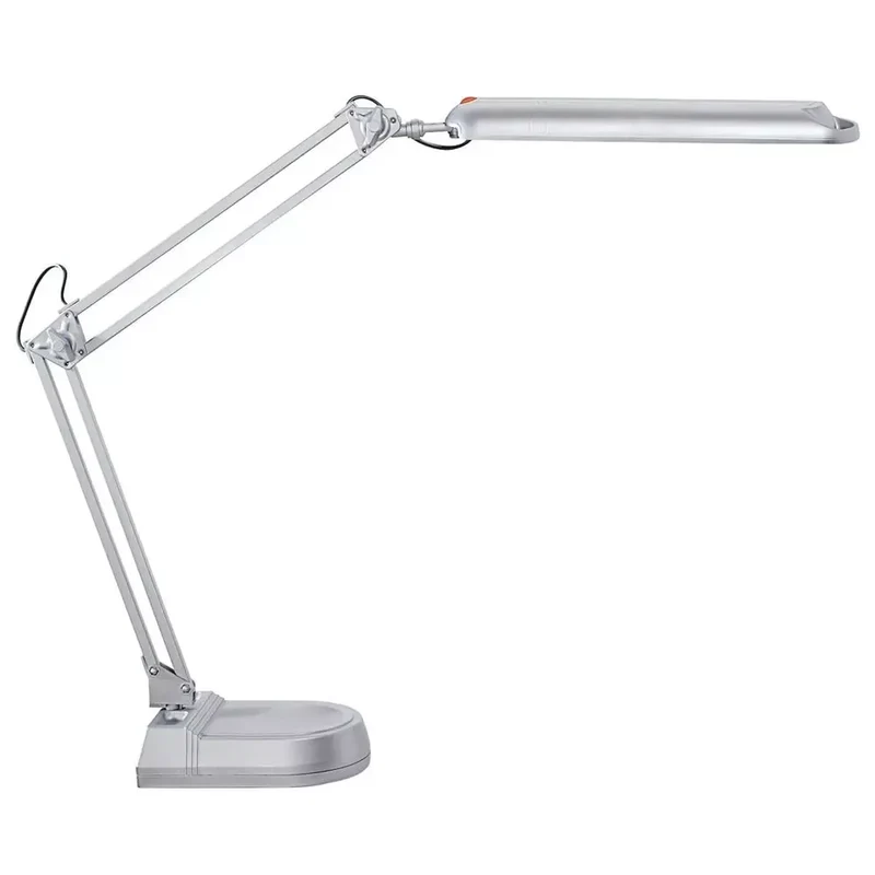 LED-Leuchte ATLANTIC, Standfuß, Leuchtenkopf 330x70 mm, Höhe 450 mm, 21 LEDs, 9 W, silber