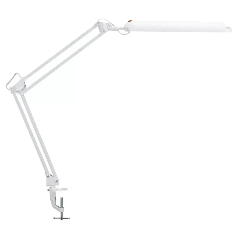 LED-Leuchte ATLANTIC, Klemmfuß, Leuchtenkopf 330x70 mm, Höhe 420 mm, 21 LEDs, 9 W, weiß