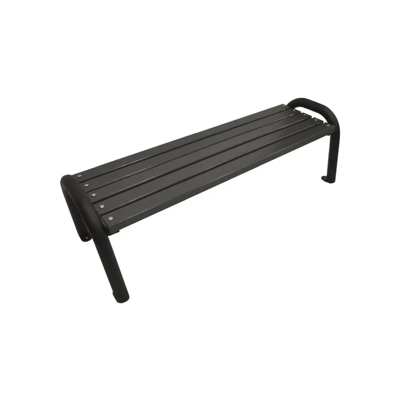 Bank Primario 138 cm, antrazit, Gestell schwarz RAL 9005