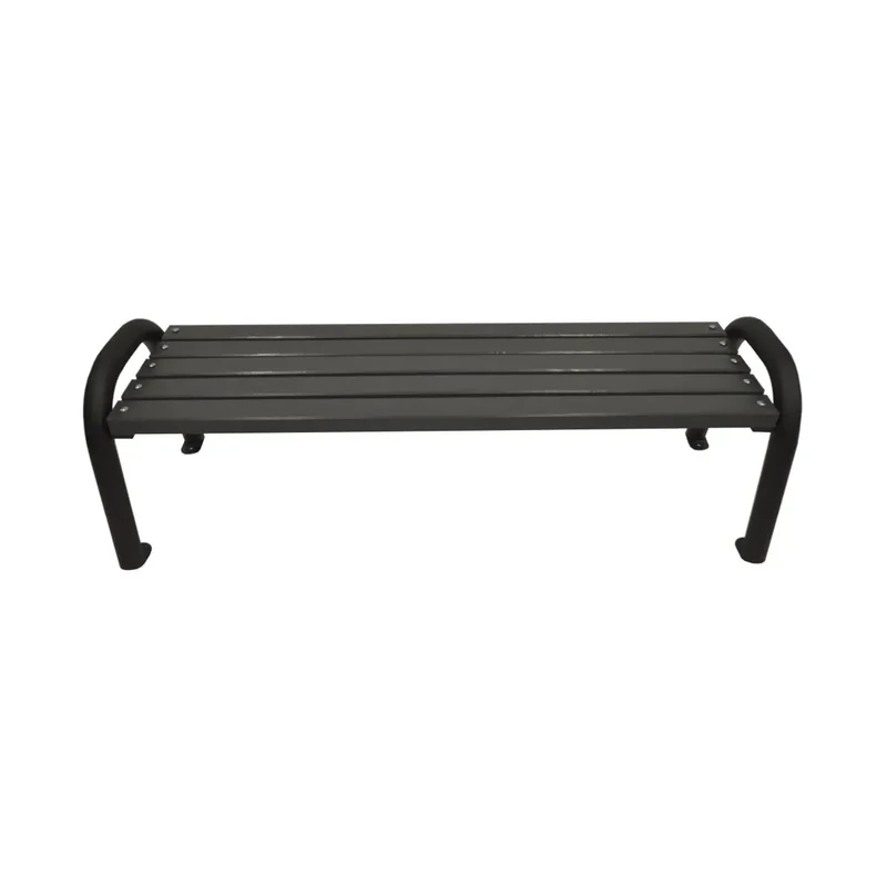 Bank Primario 138 cm, antrazit, Gestell schwarz RAL 9005