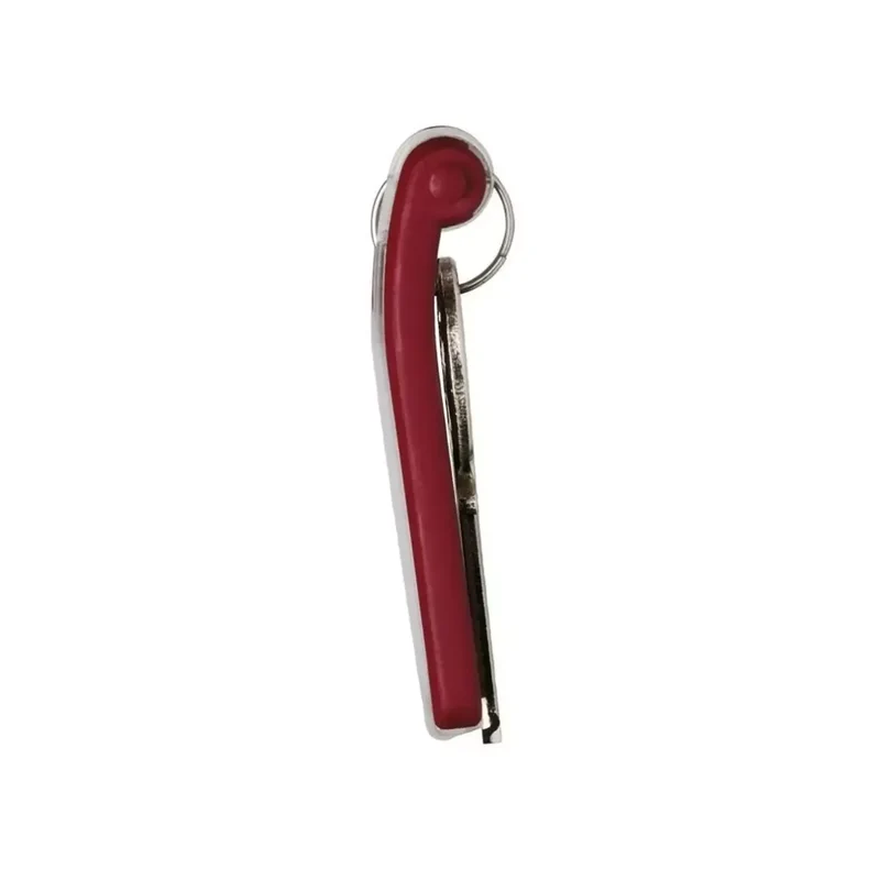 Schlüsselanhänger, CLIP-Mechanismus, Beutel mit 6 Anhängern, Farbe sortiert (2 x schwarz,2 x dunkelblau, 1 x rot, 1 x gelb