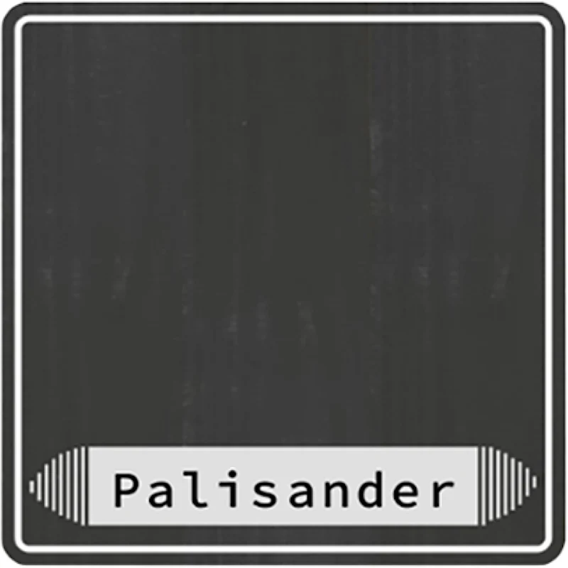 Bank Grande 142 cm, mit Rückenlehne, palisander, Gestell grau RAL 9006