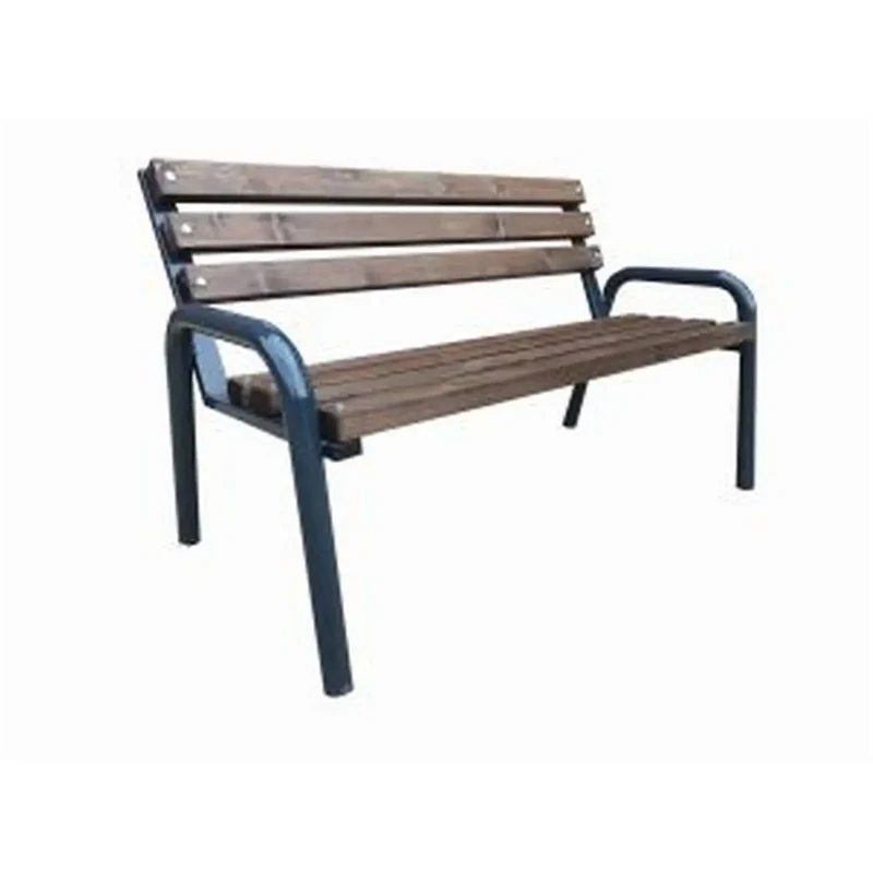 Bank Piccolo 185 cm, mit Rückenlehne, helle eiche, Gestell grau RAL 9006