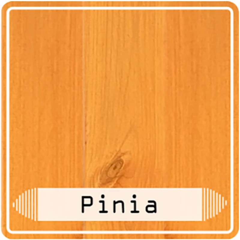 Bank Primario 113 cm, pinie, Gestell schwarz RAL 9005
