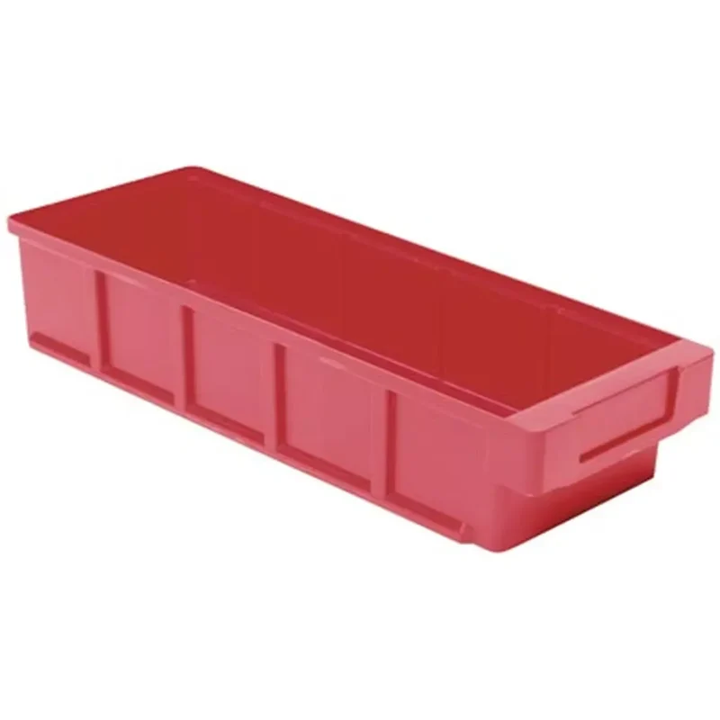 Regalkasten, PP, BxTxH 152x400x83 mm, Farbe rot, VE 10 Stück
