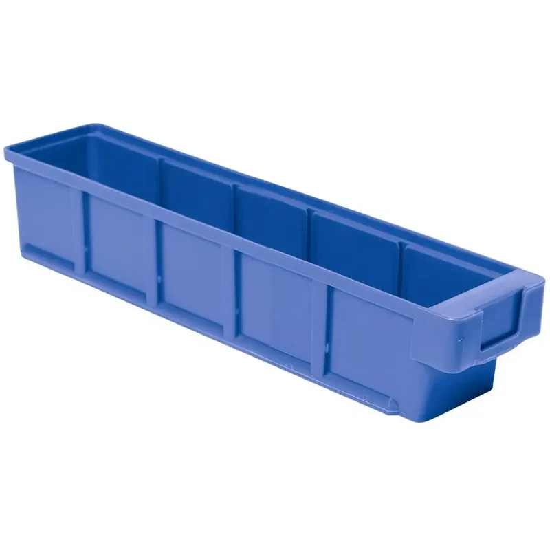 Regalkasten, PP, BxTxH 93x400x83 mm, Farbe blau, VE 16 Stück
