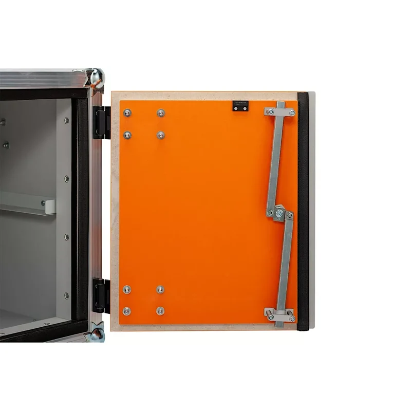 Akku-Ladeschrank, Li-SAFE 8/5 Basic, L.800 x B.660 x H.620 mm, 1 vier-fach 230 V Steckdose, Stapelfüßen, Rauchmelder und Lüftung