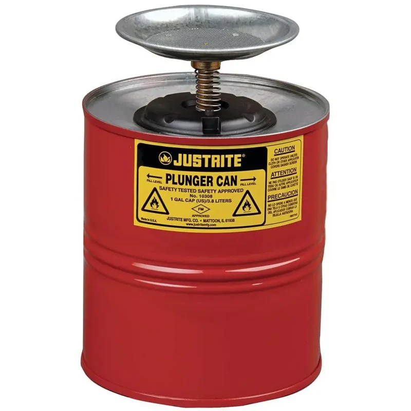Sparanfeuchter aus Stahlblech,Durchm.xH 185x267 mm, Vol. 4Liter, Farbe rot
