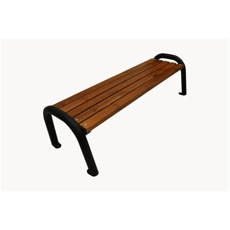 Bank Primario 213 cm, teak, Gestell grau RAL 9006