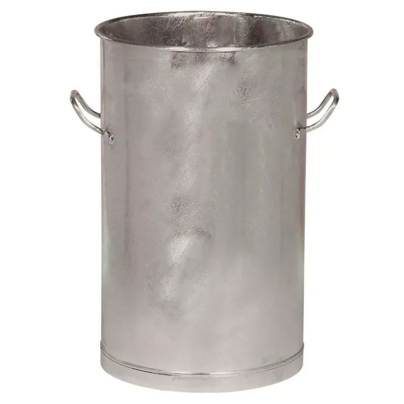 Mülltonne, ohne Deckel, Vol. 60 l, Durchm.xH 400x635 mm, feuerverzinkt
