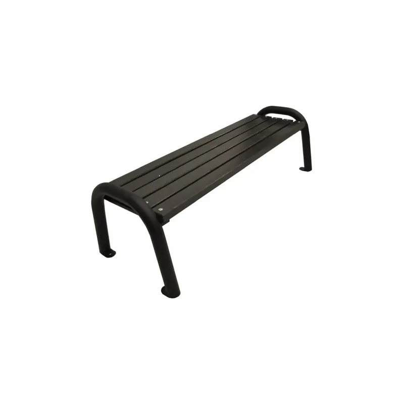 Bank Primario 213 cm, palisander, Gestell grau RAL 9006