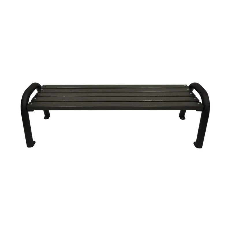 Bank Primario 213 cm, palisander, Gestell grau RAL 9006