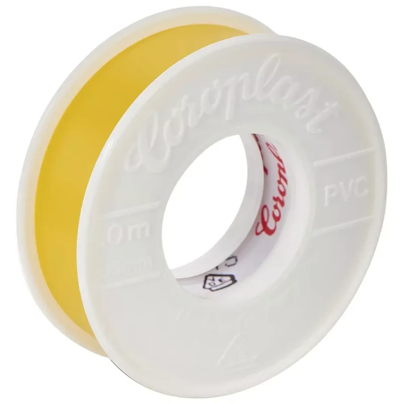 Isolierband gelb B.15mm L.10m säurebeständig
