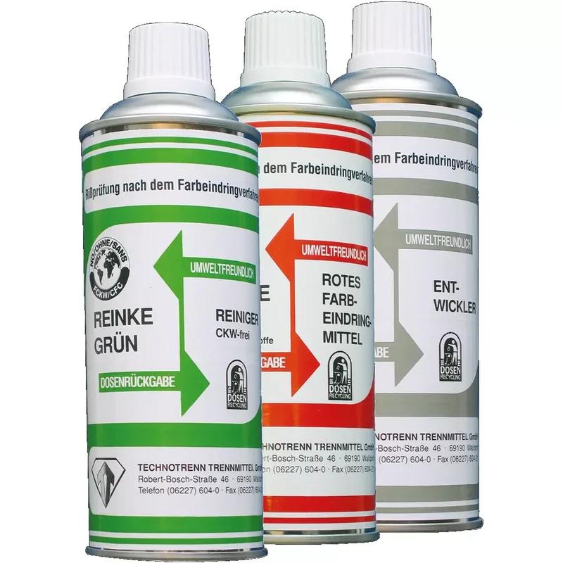 Rissprüfmittel nach Farbeindringverfahren 400 ml, Reiniger – VPE 12 St.