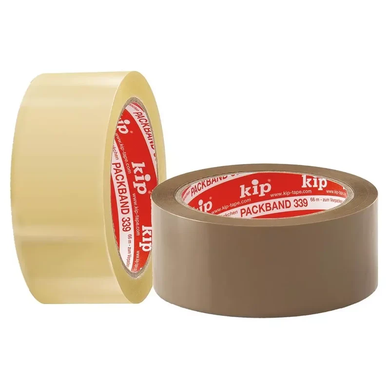 Kip 339 PVC Packband, braun, 50 mm x 66 m