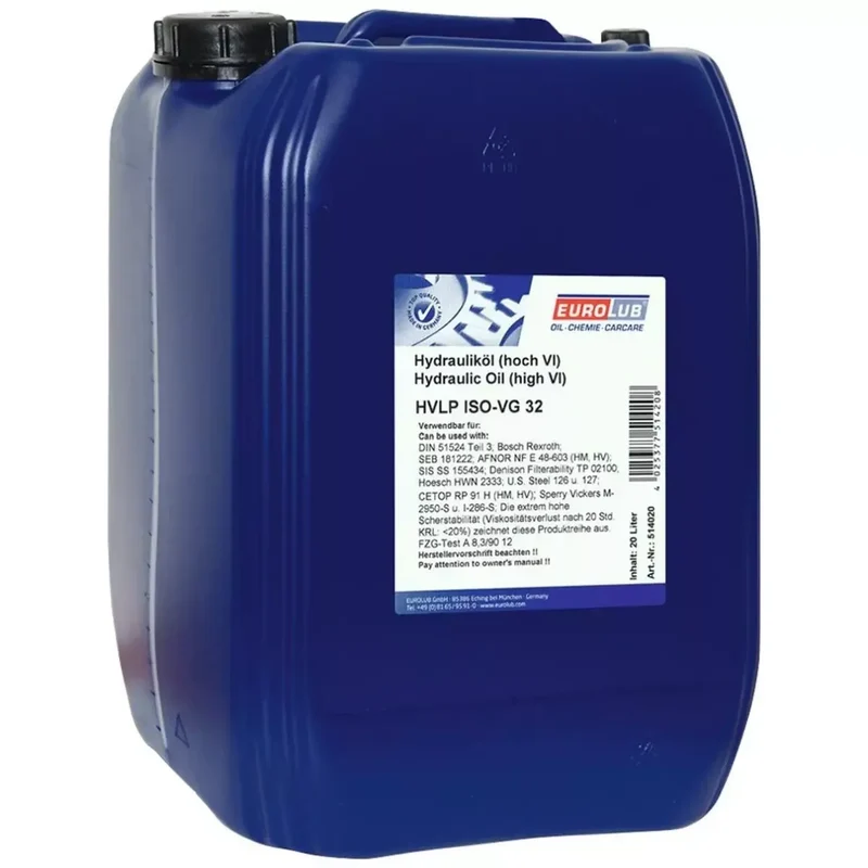 EUROLUB HVLP ISO-VG 32 Hydrauliköl (20 Liter)