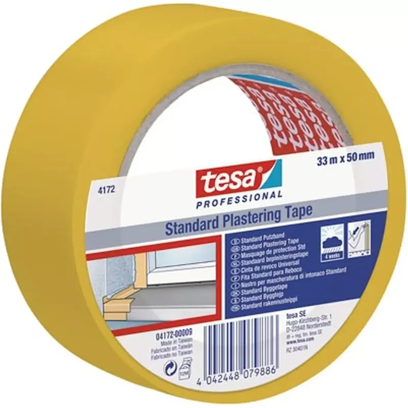 Tesakrepp-Abdeckband 4319, stark gekreppt, 50 m Rolle 50 mm
