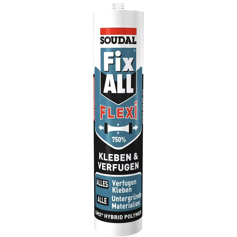 Soudal Universal-Montagekleber Fix All Classic/ Flexi, grau, 290 ml Kartusche