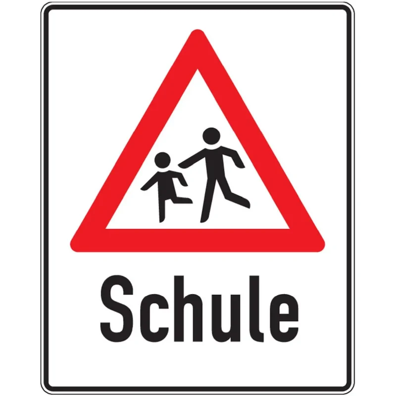 Allgemeines Hinweisschild AH 33 Schule 1250 x 1000, RA1