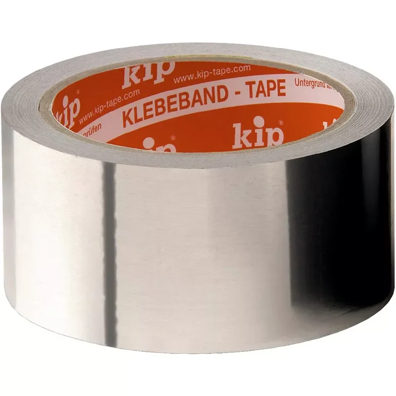 Kip 345 Aluminiumklebeband mitLiner, 50 mm x 50 m