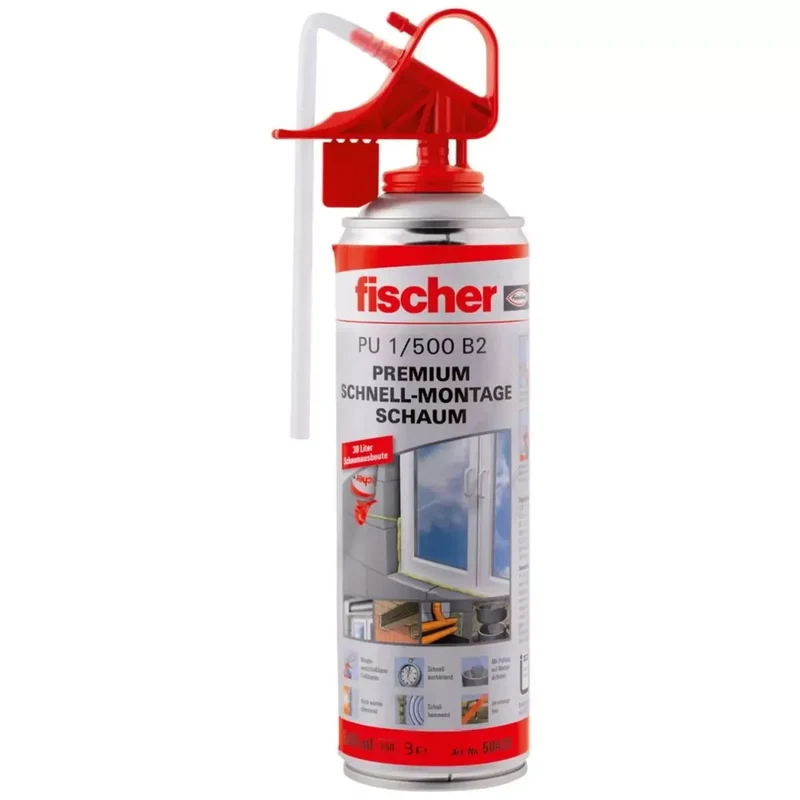 fischer 1K-Schnell-Montageschaum PU 1/500 B2 (1)