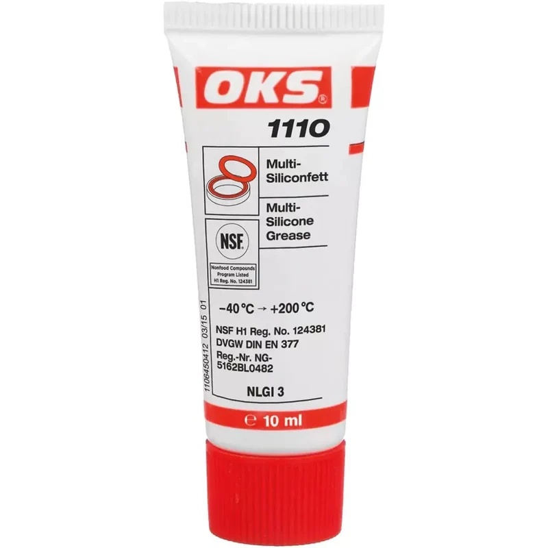 Multi-Silikonfett NSF-H1 DVGW NLGI-Klasse 3 transparent Tube 10ml