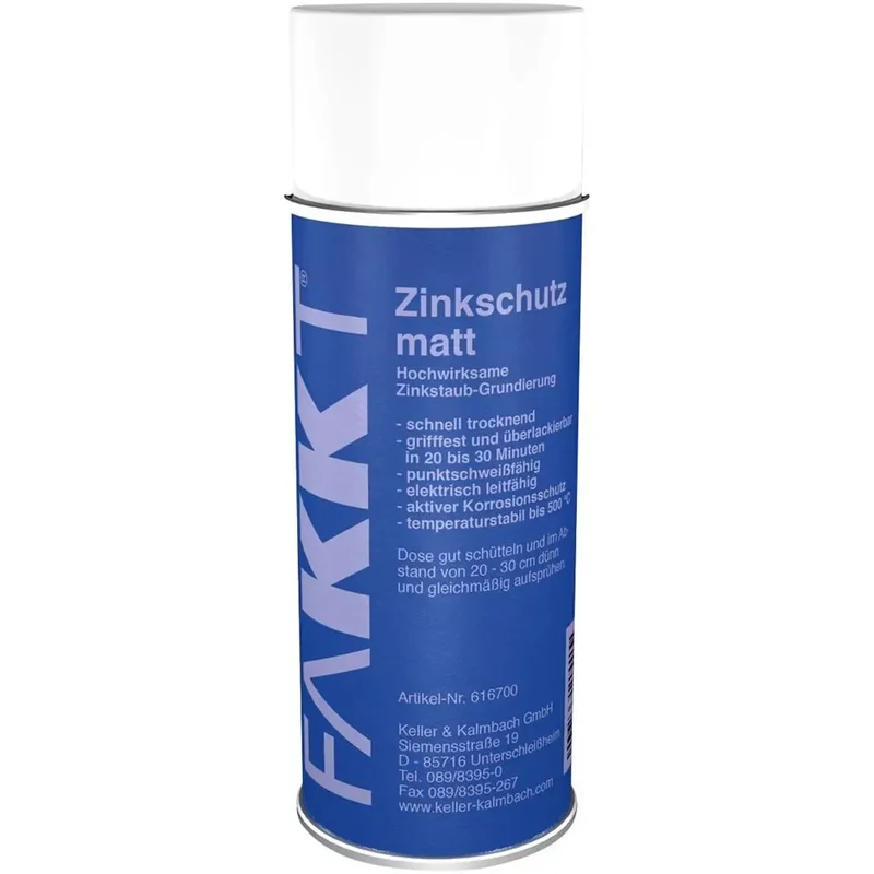 FAKKT Zinkschutz matt, 400 mlSpray, 12 Stück